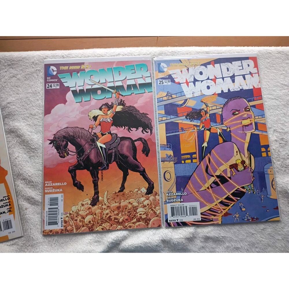DC New 52 Wonder Woman #0-26 + 23.1-23.2 Azzarello Chiang Lot Of 28 VF To NM - Picture 15 of 16